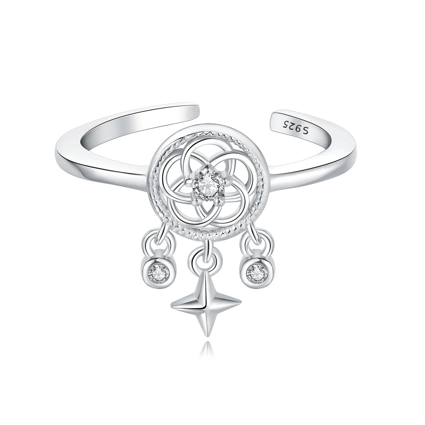 Dream Catcher's Lucky Symbol Opening Ring