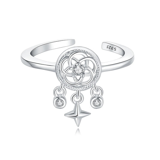 Dream Catcher's Lucky Symbol Opening Ring